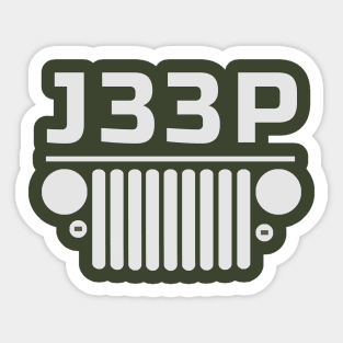Classic WW2 military vehicle Funny Sticker
